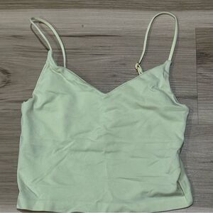 Anthropologie Yellow Seamless Cropped Tank Top Women’s Small/Medium